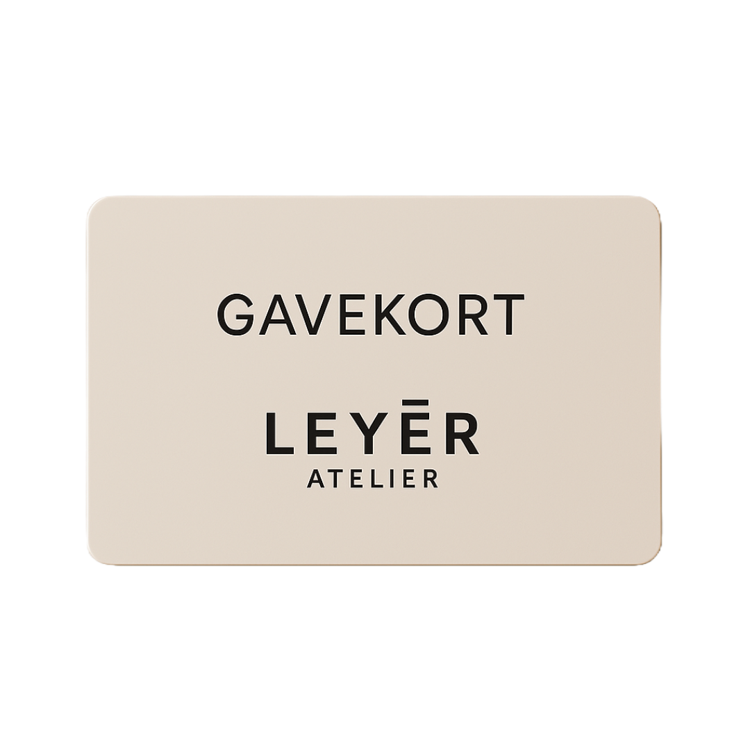 Gavekort – LĒYER ATELIER